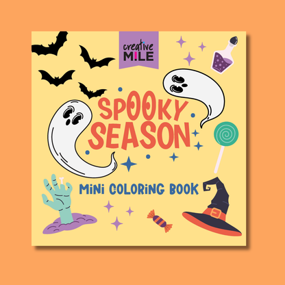 Happy Halloween 2 Pack Mini Coloring Books