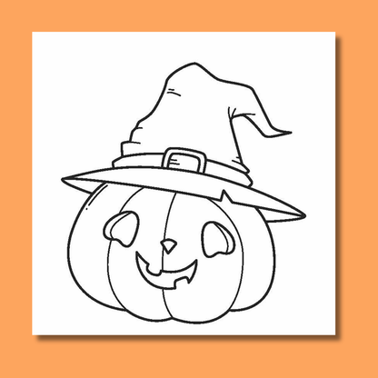 Happy Halloween 2 Pack Mini Coloring Books