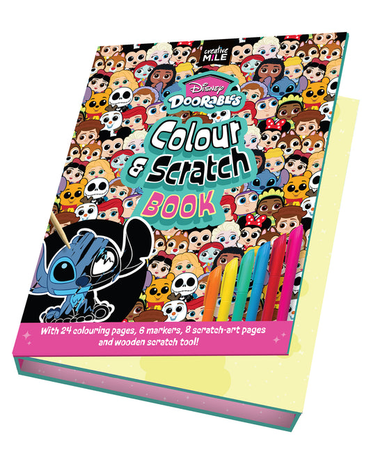 Disney Doorables Colour and Scratch Book