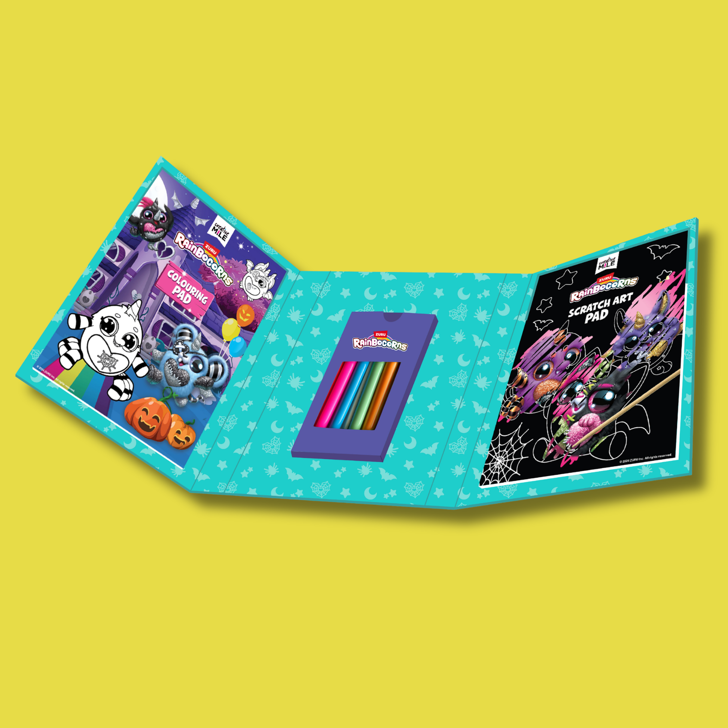Rainbocorns Monstercorn Surprise Colour and Scratch Book