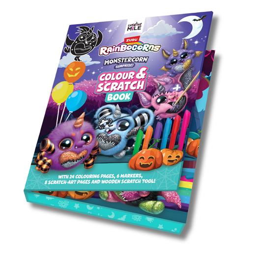 Rainbocorns Monstercorn Surprise Colour and Scratch Book