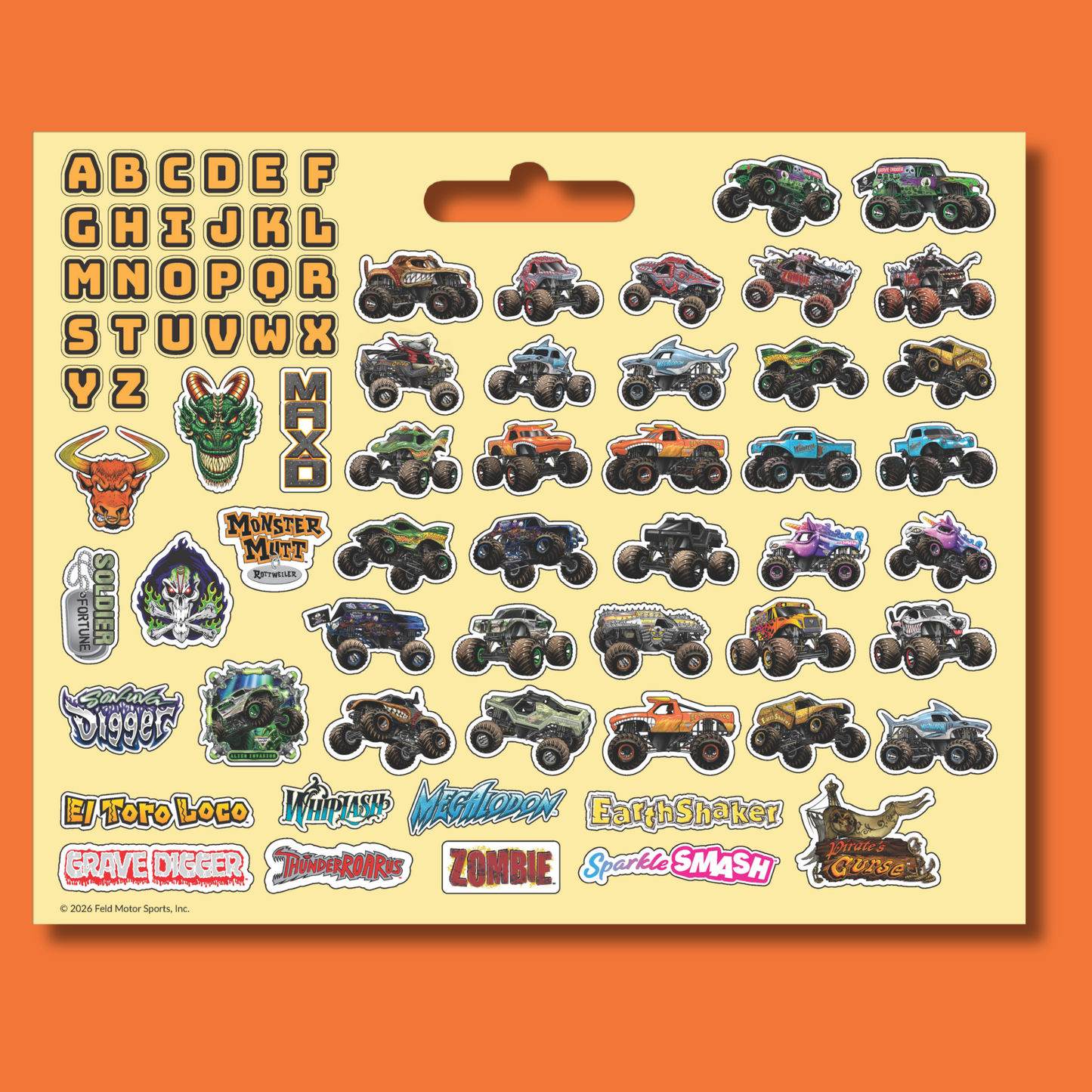 Monster Jam Giant Activity Pad