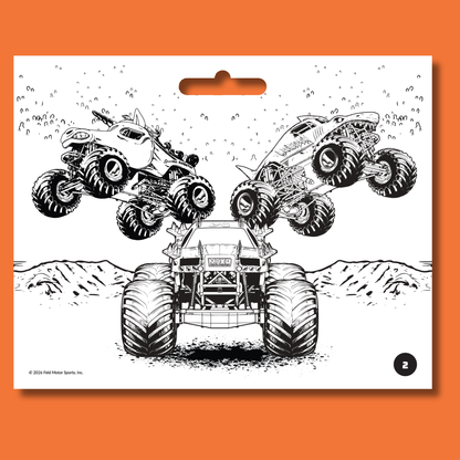 Monster Jam Giant Activity Pad