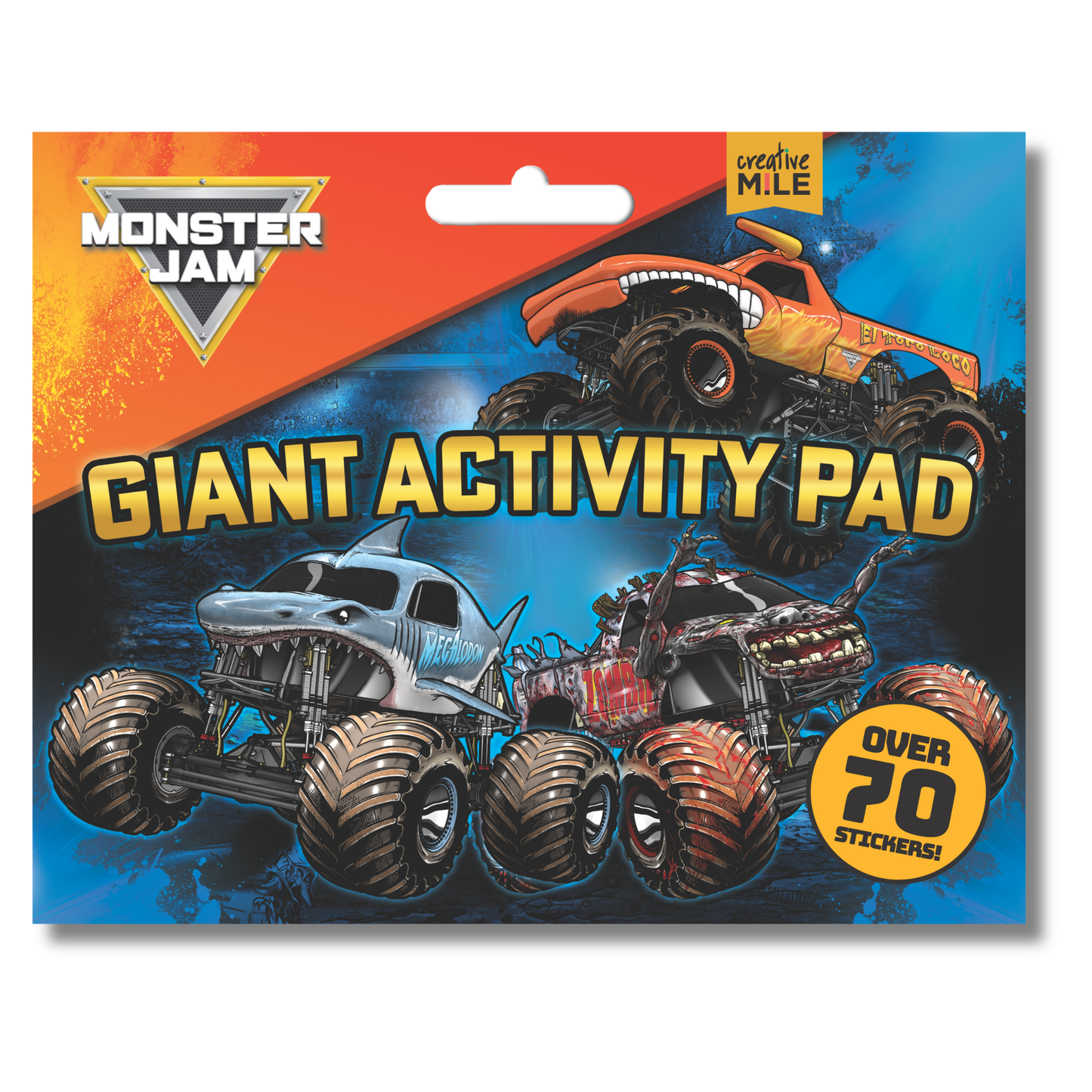 Monster Jam Giant Activity Pad