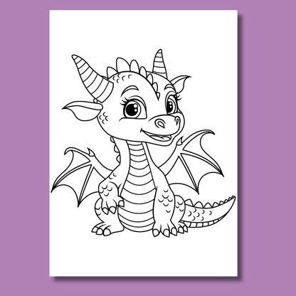 Magical Creatures Colouring Book