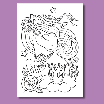 Magical Creatures Colouring Book