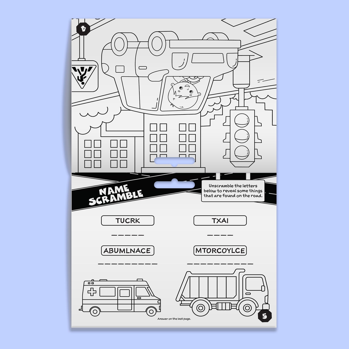 On the Road Giant Activity Pad