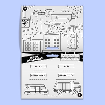 On the Road Giant Activity Pad