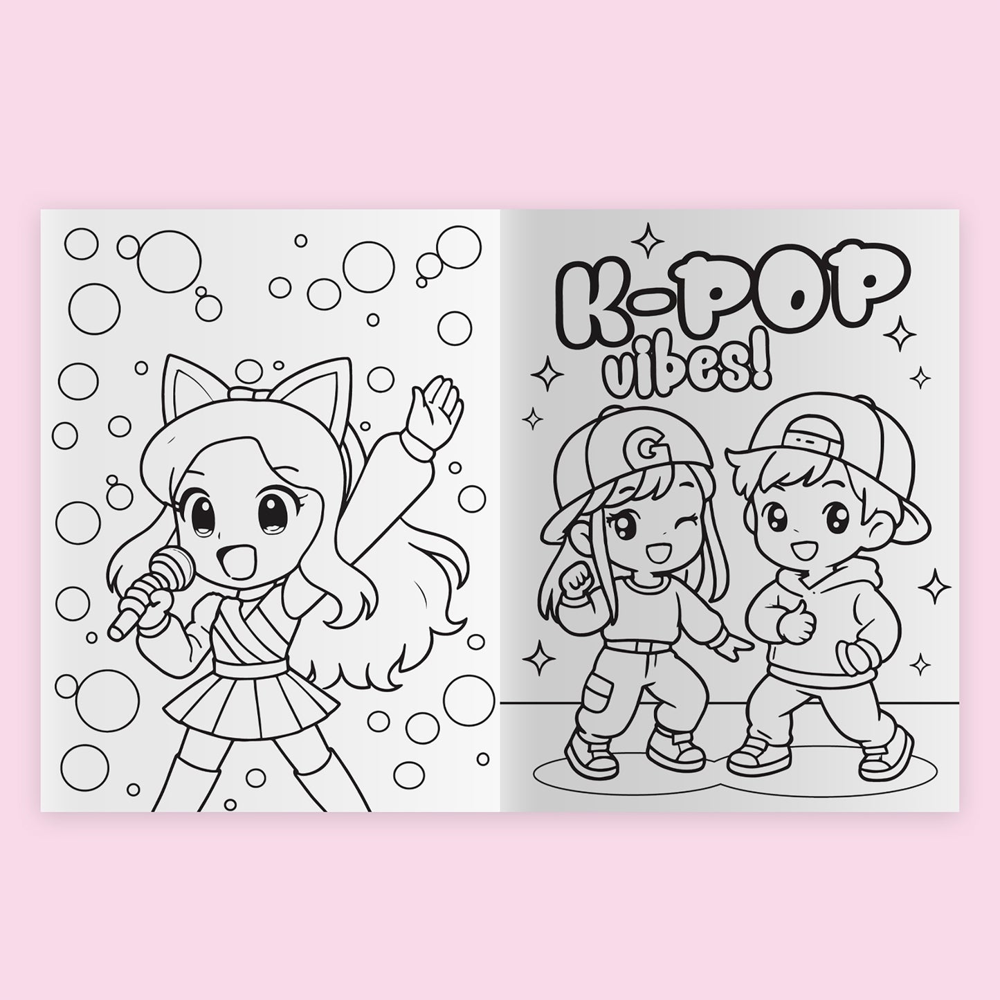 It's a K-Pop Thing Jumbo Colouring Book