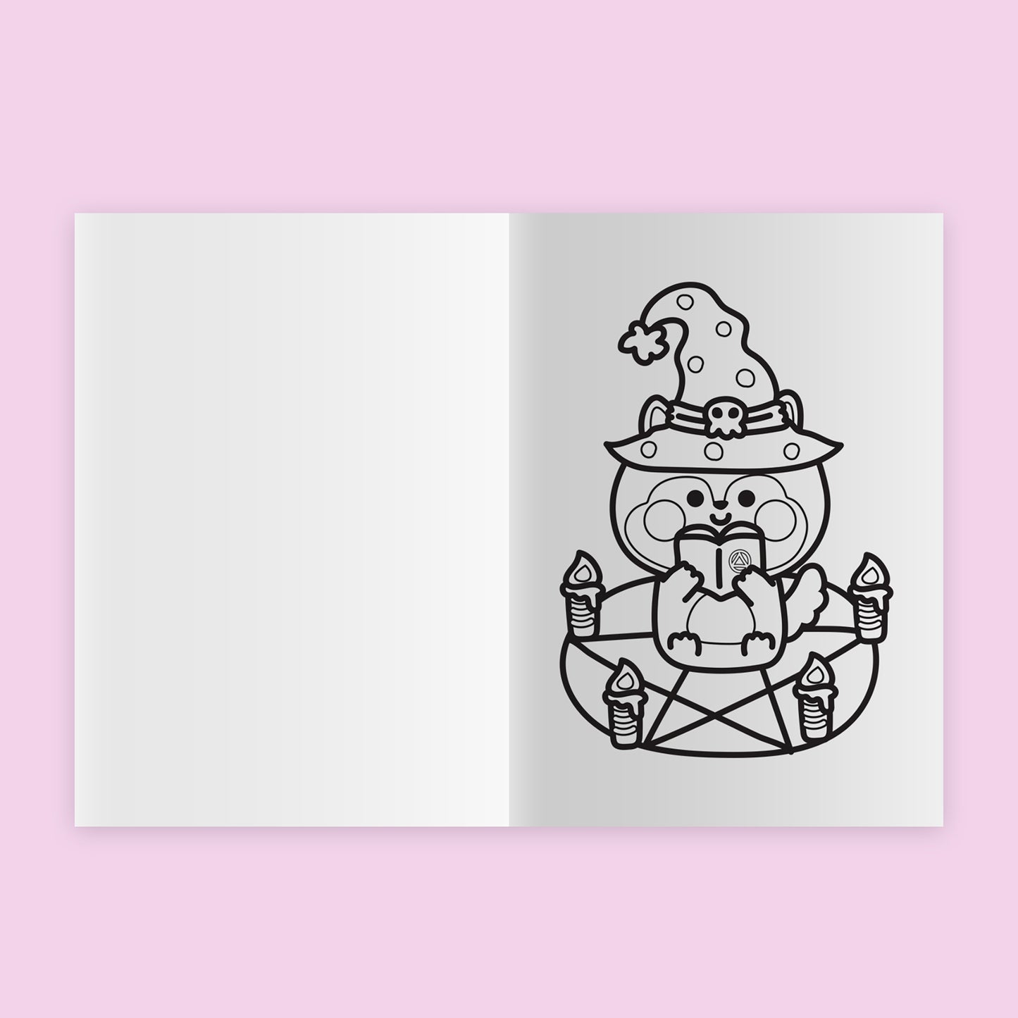 Spooky Kawaii Colouring Book