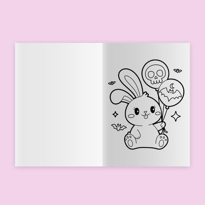 Spooky Kawaii Colouring Book