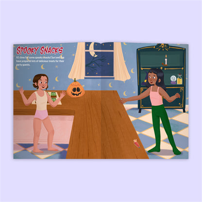 Halloween Party Sticker Dress-Up Book