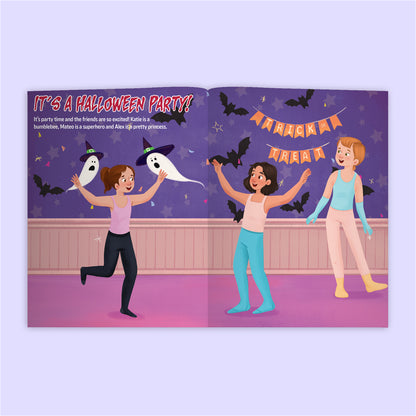 Halloween Party Sticker Dress-Up Book