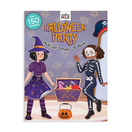 Halloween Party Sticker Dress-Up Book