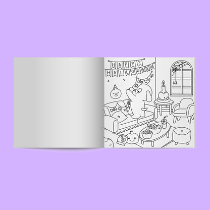 Snug Life Sweet & Spooky Cosy Colouring Book by Teodora Oprea and Jake McDonald