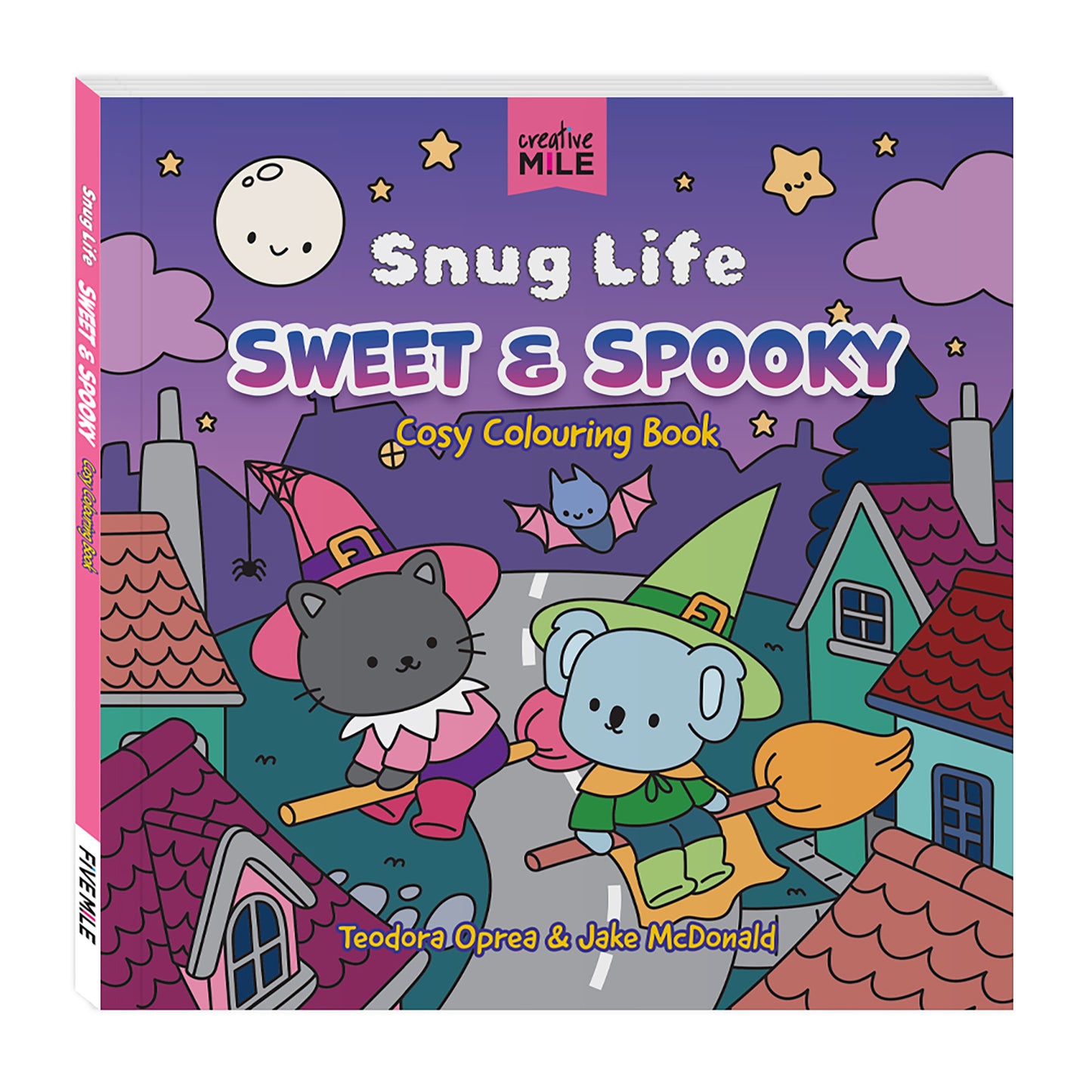 Snug Life Sweet & Spooky Cosy Colouring Book by Teodora Oprea and Jake McDonald