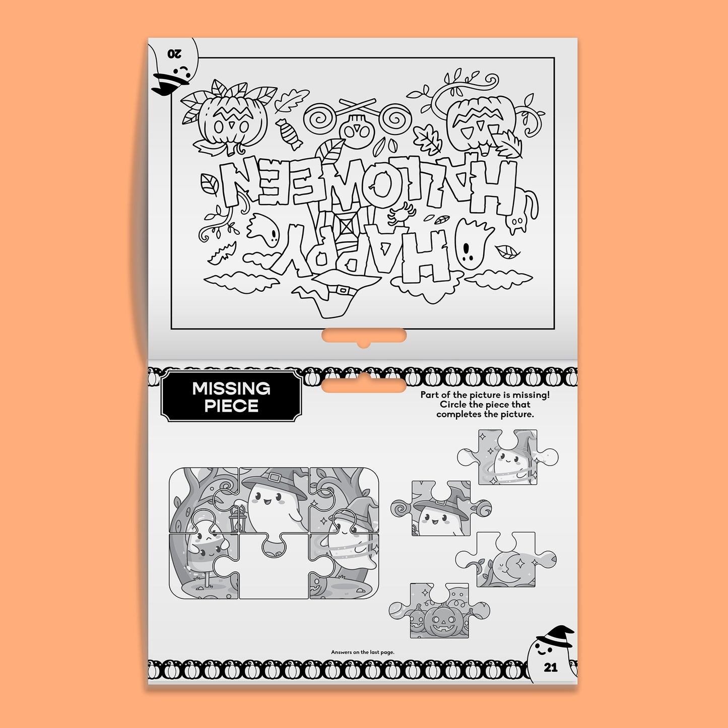 Happy Halloween Giant Activity Pad
