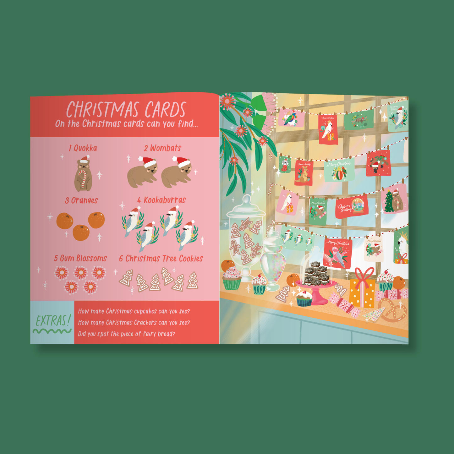 Aussie Christmas Search & Find Book and Puzzle Set by Christie Williams