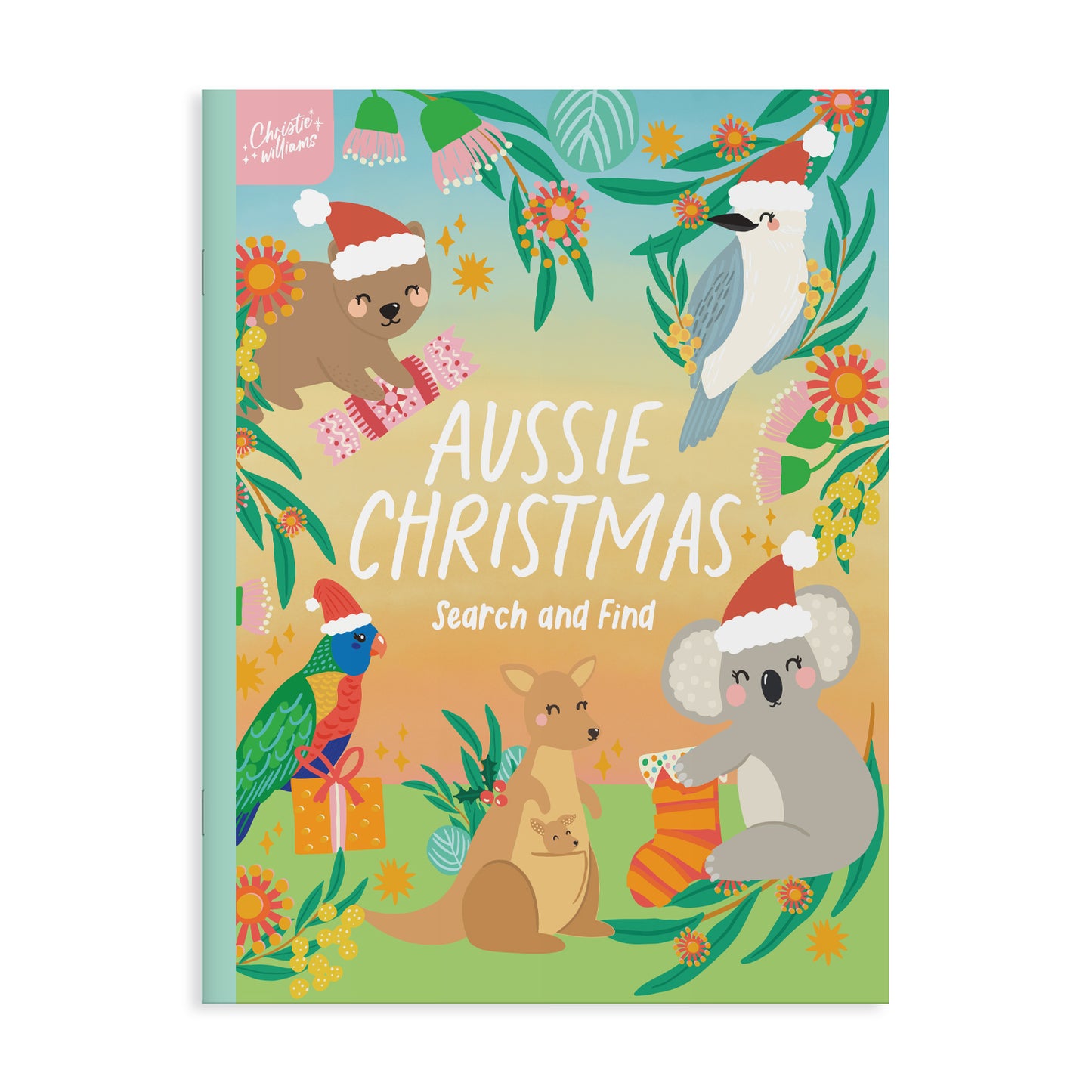 Aussie Christmas Search & Find Book and Puzzle Set by Christie Williams