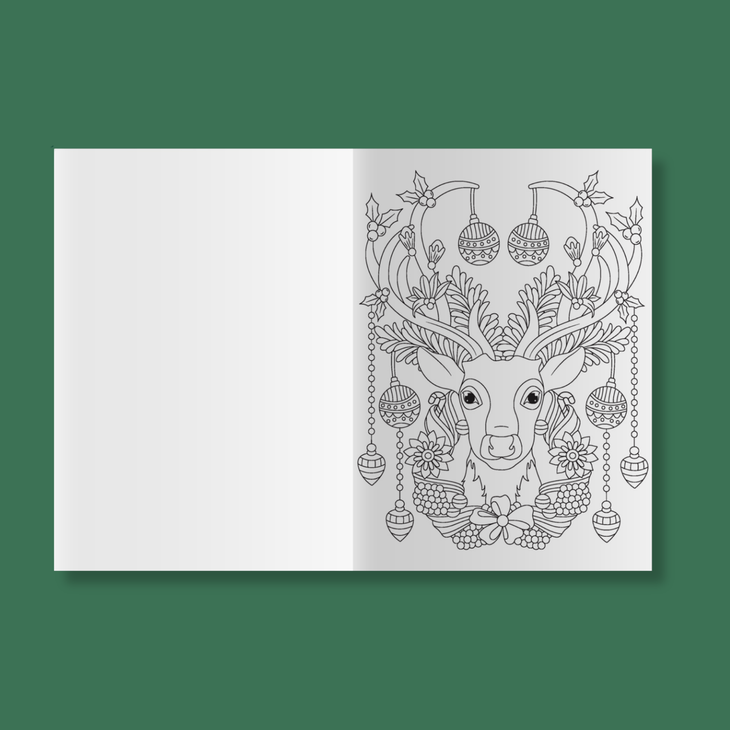 Merry & Bright Colouring Book