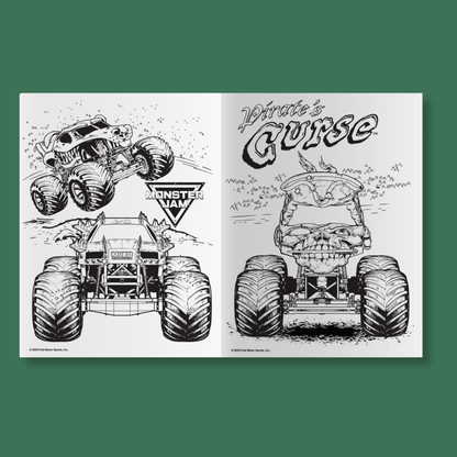 Monster Jam Merry Crushmas Jumbo Colouring Book
