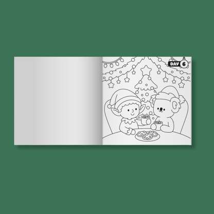 Snug Life Advent Cosy Colouring Book by Teodora Oprea and Jake McDonald