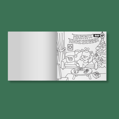 Snug Life Advent Cosy Colouring Book by Teodora Oprea and Jake McDonald