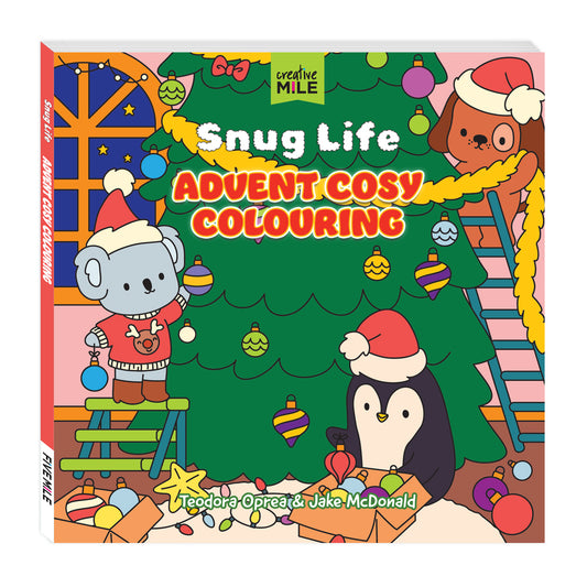 Snug Life Advent Cosy Colouring Book by Teodora Oprea and Jake McDonald