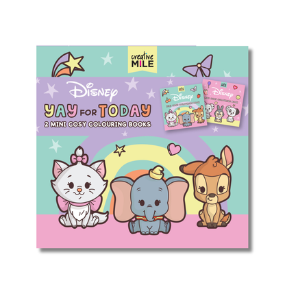Disney Yay for Today 2 Pack Mini Colouring Books
