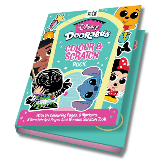 Disney Doorables Colour and Scratch Book