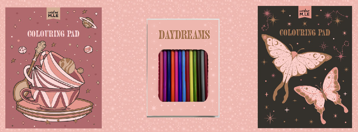 Daydreams Adult Colouring Set