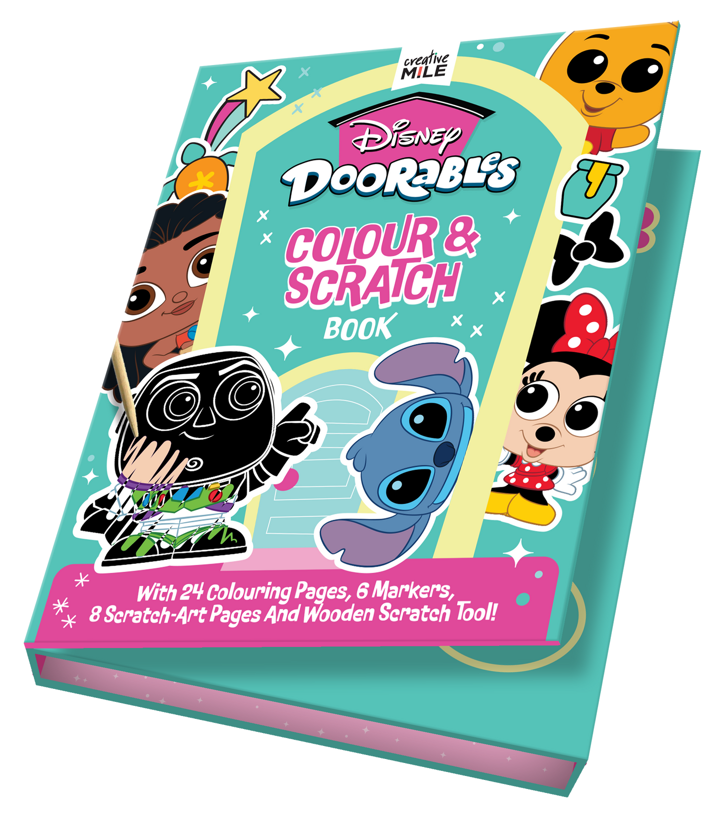 Disney Doorables Colour and Scratch Book