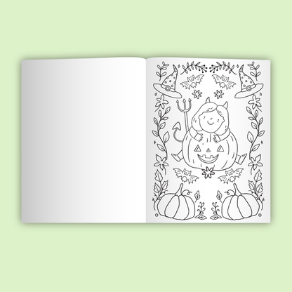 Happy Halloween Colouring Book
