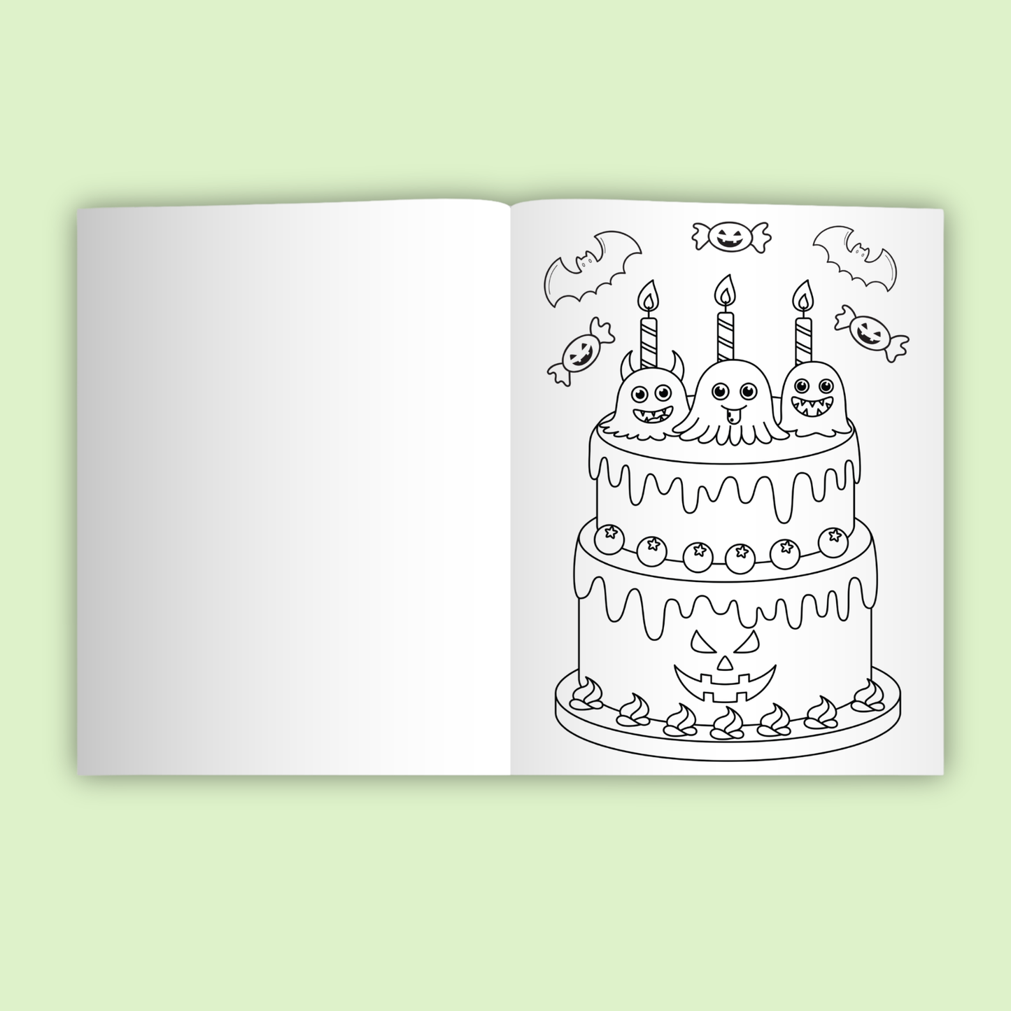 Happy Halloween Colouring Book