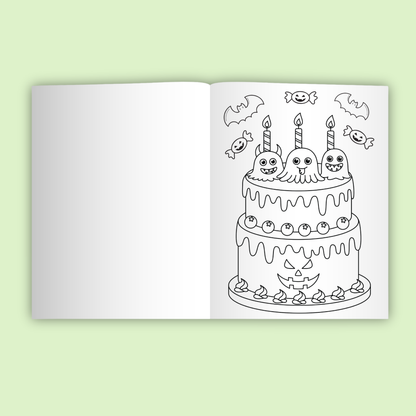 Happy Halloween Colouring Book