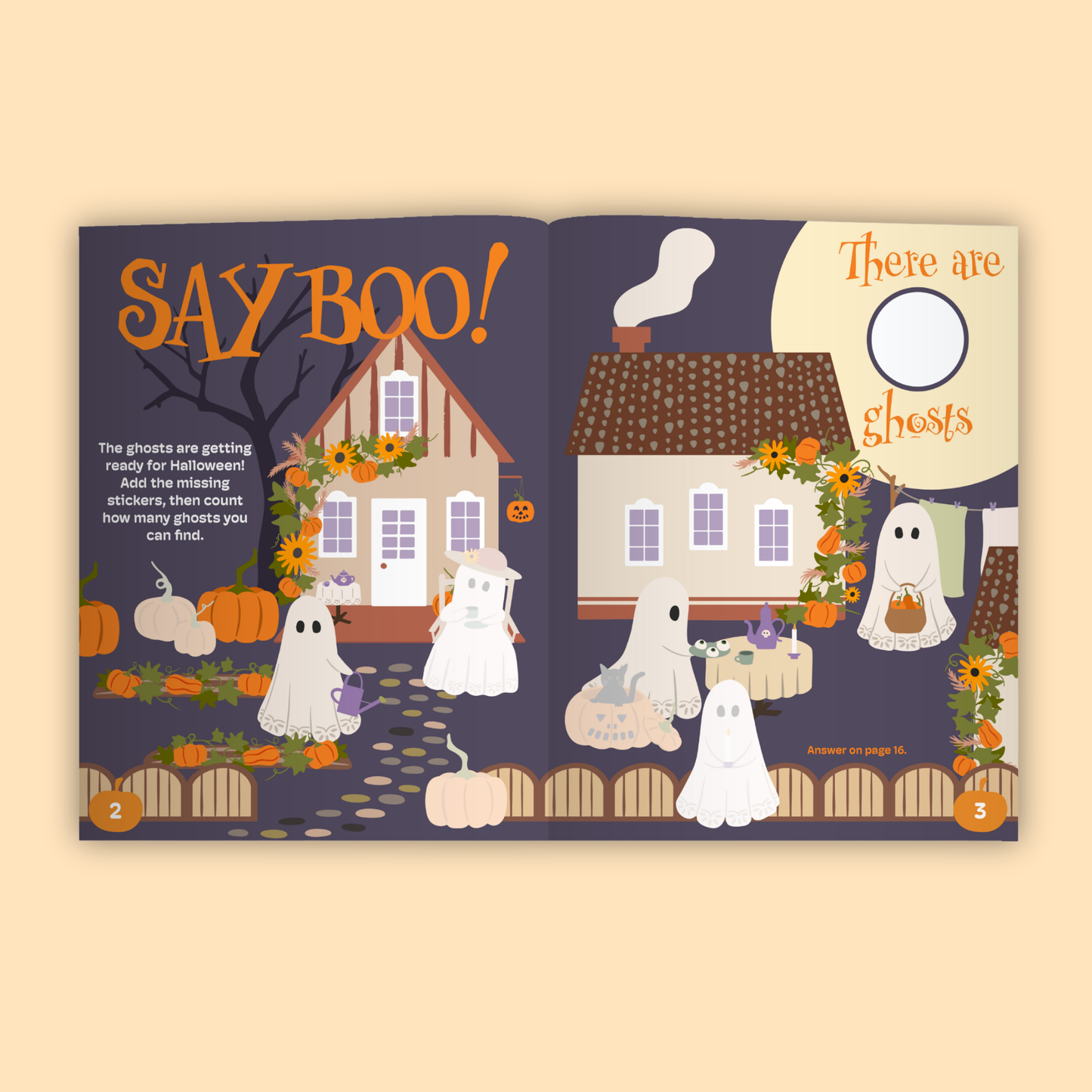 Happy Halloween Sticker Activity Book