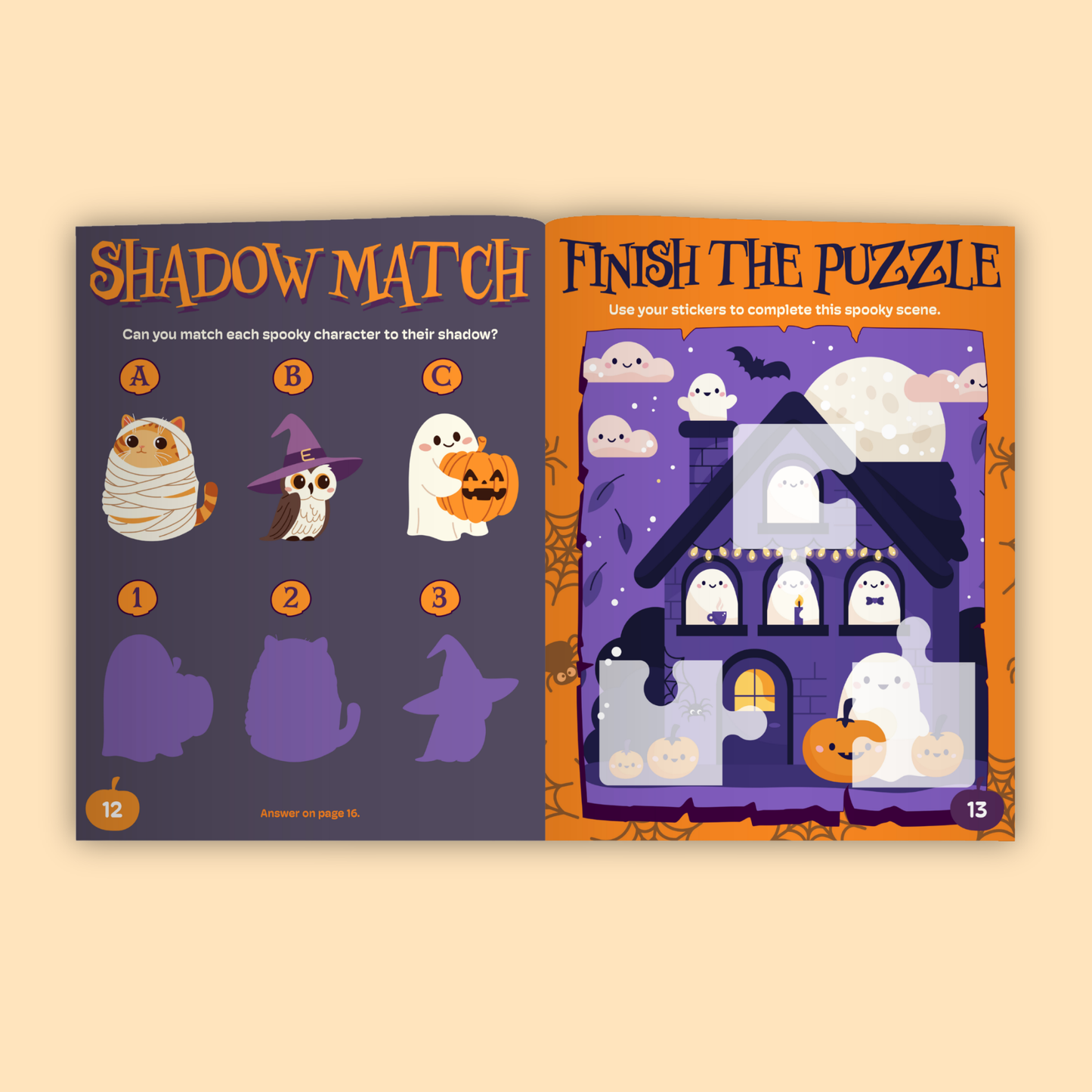 Happy Halloween Sticker Activity Book
