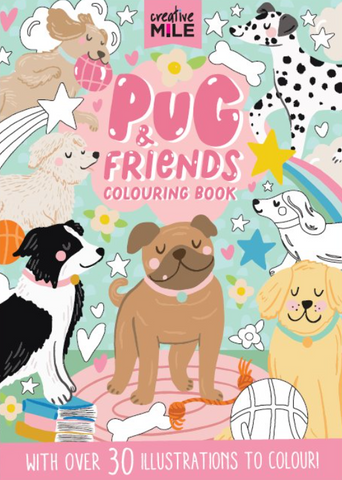 Pug & Friends Colouring Book