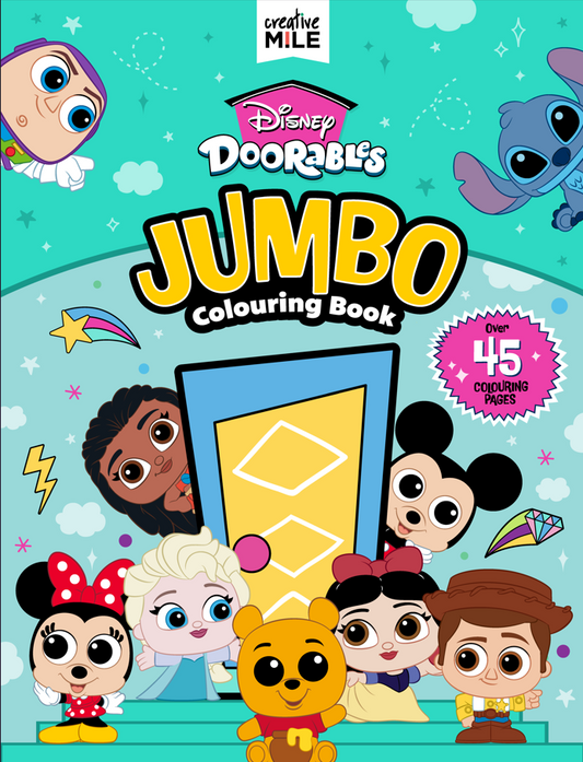 Disney Doorables Jumbo Colouring Book