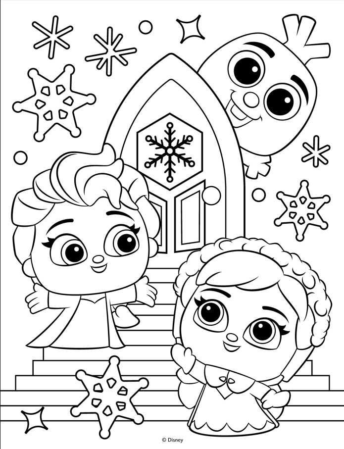 Disney Princess Doorables Sticker Activity Book