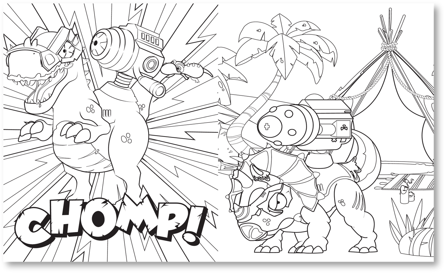 Smashers Dino World Jumbo Colouring Book