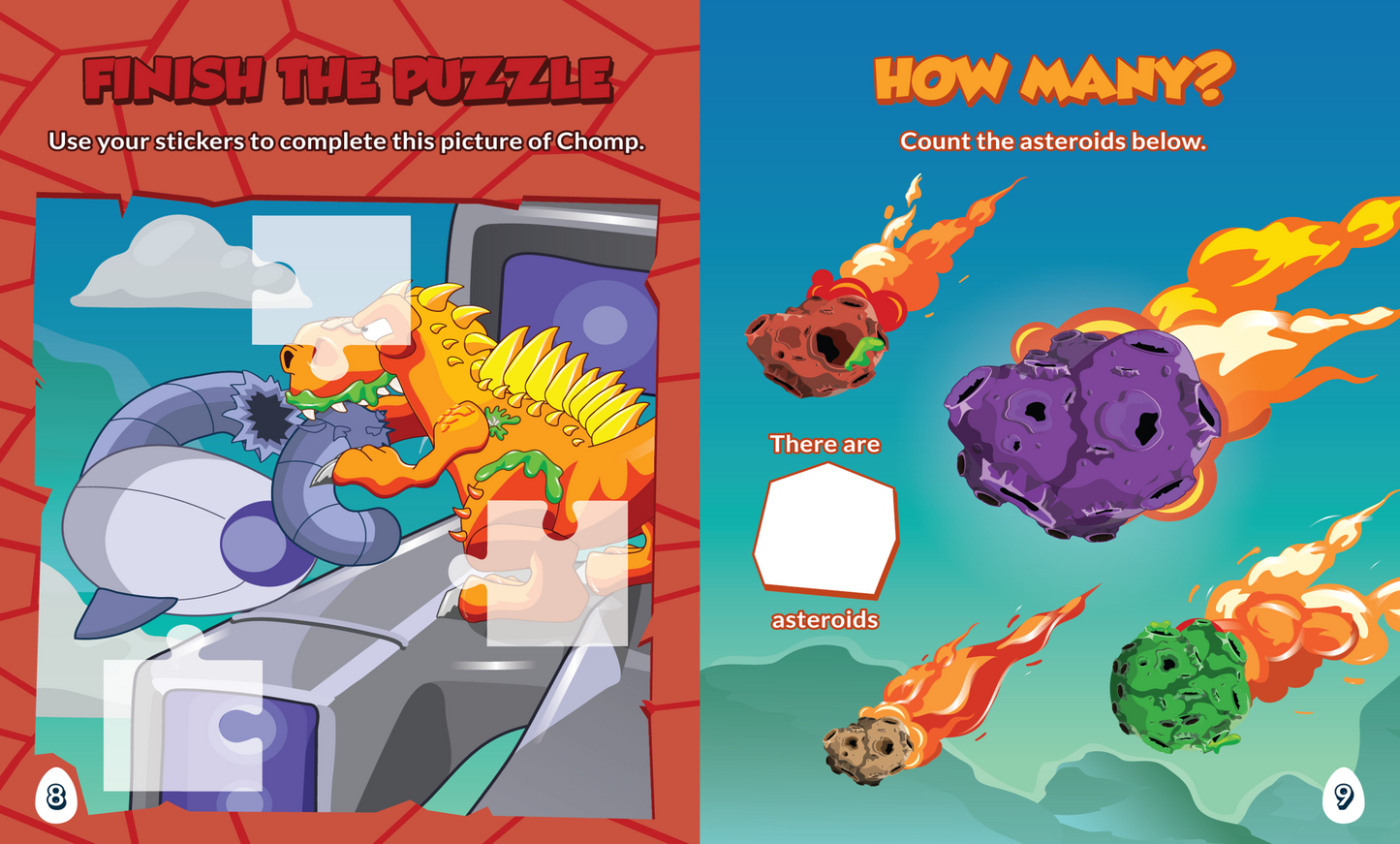 Smashers Dino World Sticker Activity Book